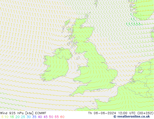 Wind 925 hPa ECMWF Do 06.06.2024 12 UTC