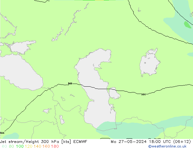 джет ECMWF пн 27.05.2024 18 UTC