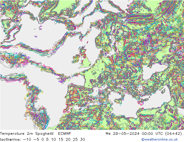     Spaghetti ECMWF  29.05.2024 00 UTC