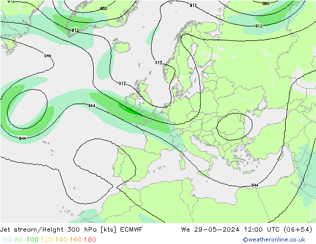 Polarjet ECMWF Mi 29.05.2024 12 UTC