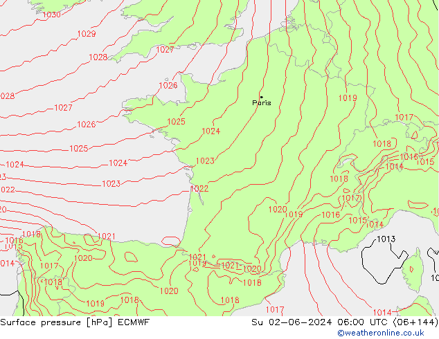      ECMWF  02.06.2024 06 UTC