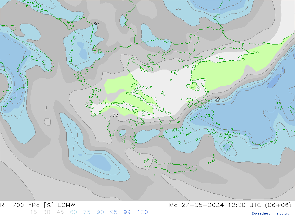 RV 700 hPa ECMWF ma 27.05.2024 12 UTC