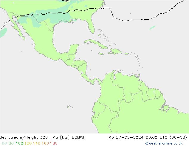 Jet Akımları ECMWF Pzt 27.05.2024 06 UTC