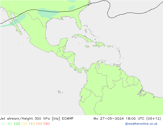 Corrente a getto ECMWF lun 27.05.2024 18 UTC
