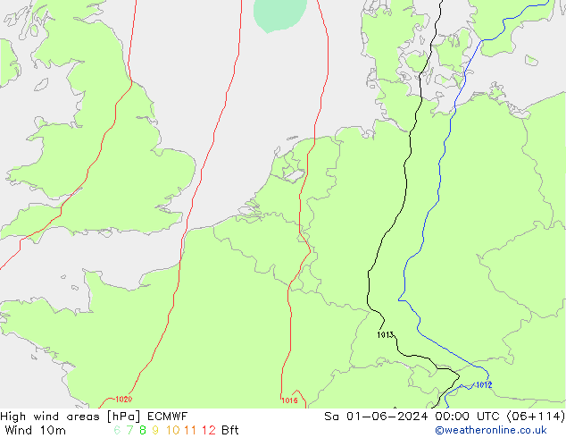 Sturmfelder ECMWF Sa 01.06.2024 00 UTC