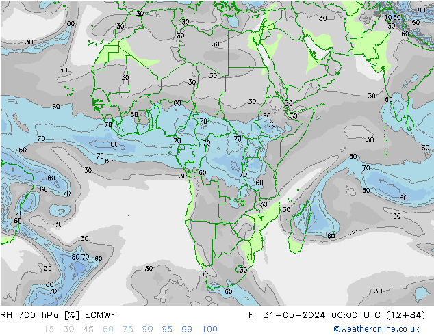 RV 700 hPa ECMWF vr 31.05.2024 00 UTC