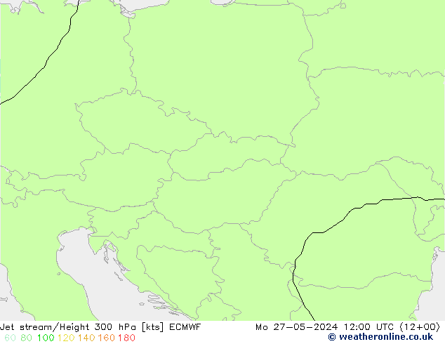 Jet Akımları ECMWF Pzt 27.05.2024 12 UTC