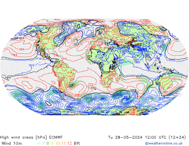 Sturmfelder ECMWF Di 28.05.2024 12 UTC