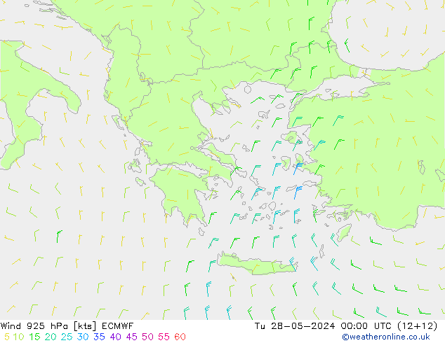  925 hPa ECMWF  28.05.2024 00 UTC