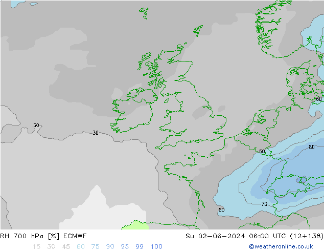 RV 700 hPa ECMWF zo 02.06.2024 06 UTC