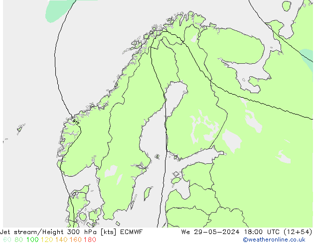 Polarjet ECMWF Mi 29.05.2024 18 UTC