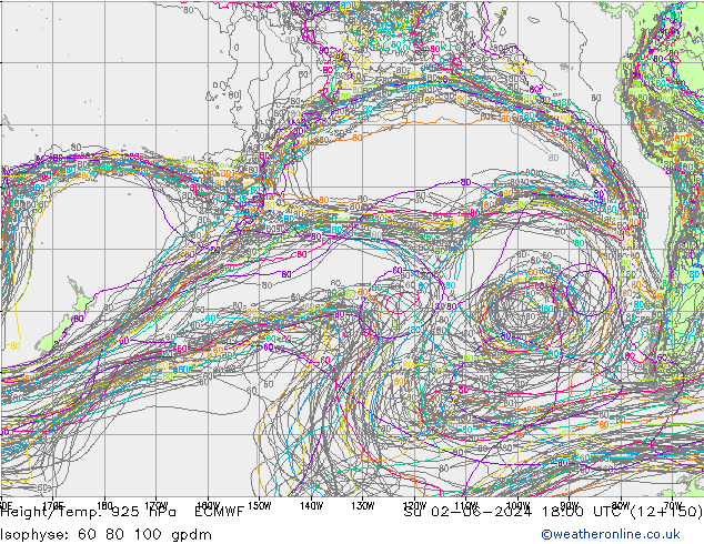 Height/Temp. 925 hPa ECMWF  02.06.2024 18 UTC