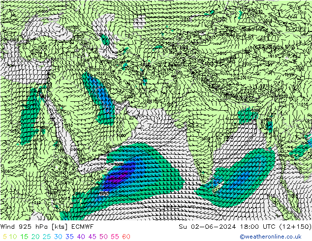  925 hPa ECMWF  02.06.2024 18 UTC