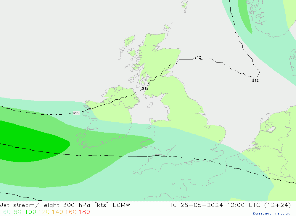 Polarjet ECMWF Di 28.05.2024 12 UTC