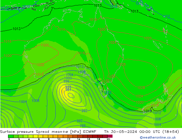     Spread ECMWF  30.05.2024 00 UTC