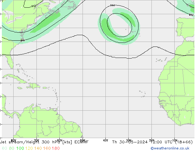 Jet Akımları ECMWF Per 30.05.2024 12 UTC
