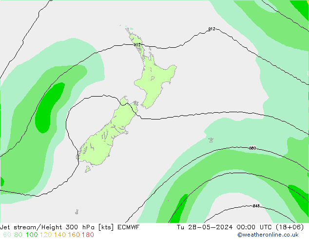 Corrente a getto ECMWF mar 28.05.2024 00 UTC