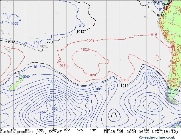 pression de l'air ECMWF mar 28.05.2024 06 UTC