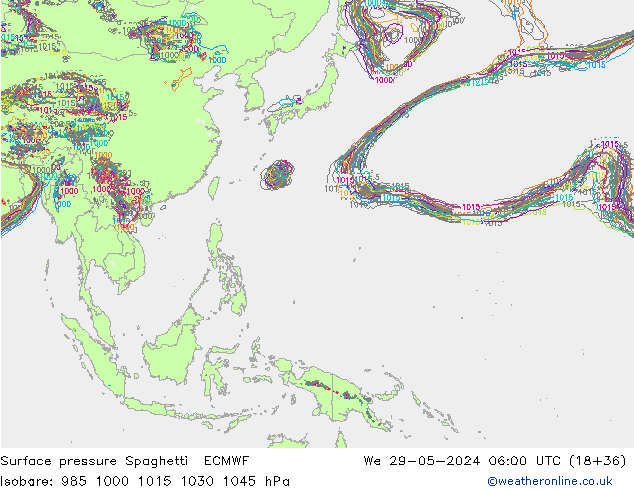     Spaghetti ECMWF  29.05.2024 06 UTC