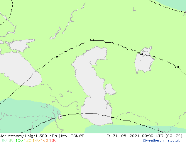 Jet Akımları ECMWF Cu 31.05.2024 00 UTC