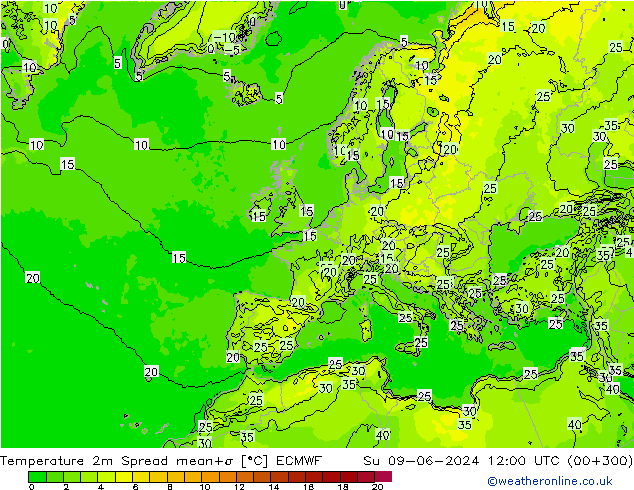     Spread ECMWF  09.06.2024 12 UTC