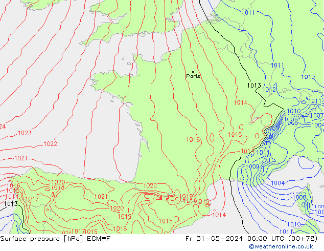      ECMWF  31.05.2024 06 UTC