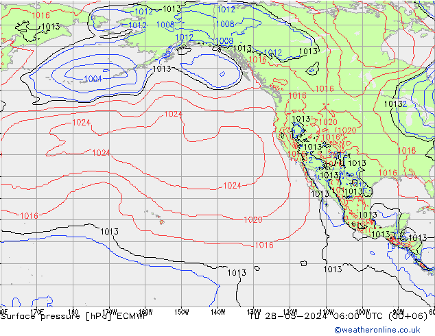 Surface pressure ECMWF Tu 28.05.2024 06 UTC