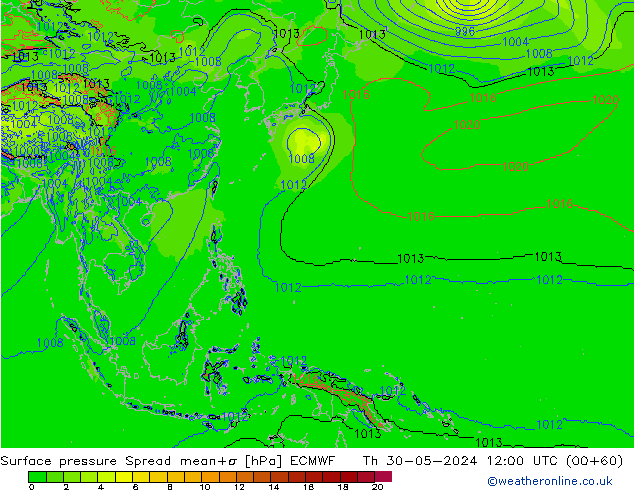     Spread ECMWF  30.05.2024 12 UTC