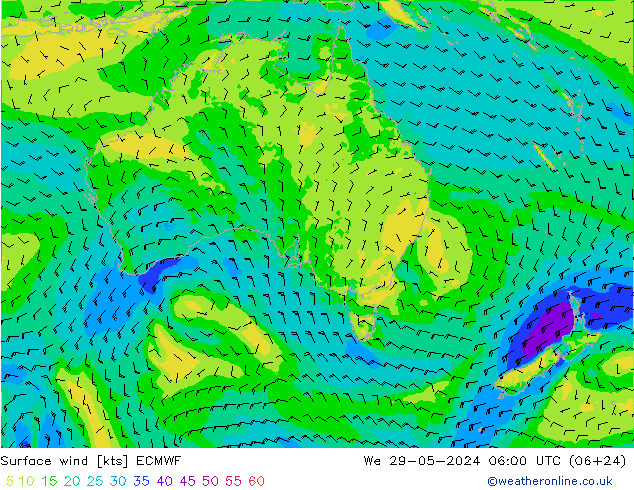  10 m ECMWF  29.05.2024 06 UTC