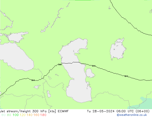 Courant-jet ECMWF mar 28.05.2024 06 UTC