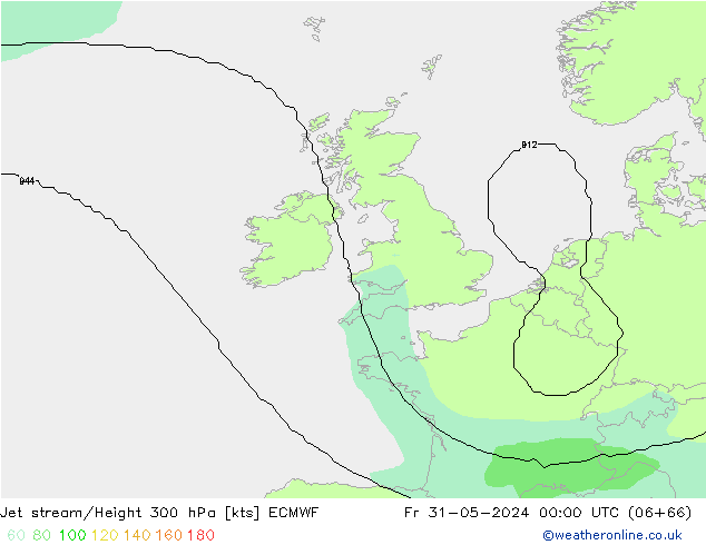 Courant-jet ECMWF ven 31.05.2024 00 UTC