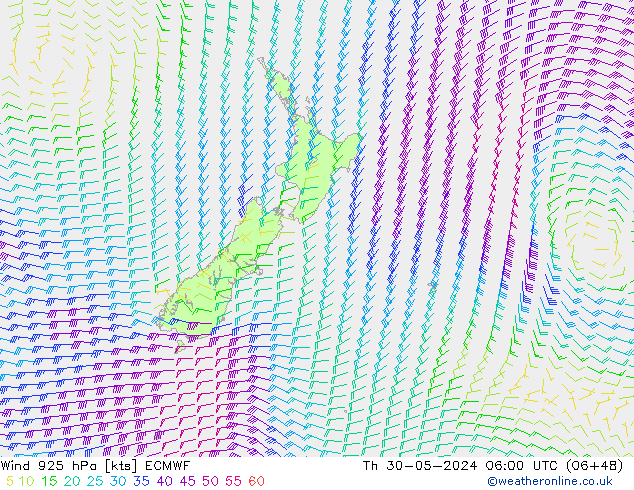  925 hPa ECMWF  30.05.2024 06 UTC