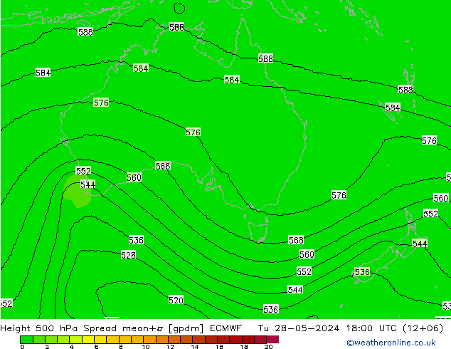 Height 500 hPa Spread ECMWF Ter 28.05.2024 18 UTC