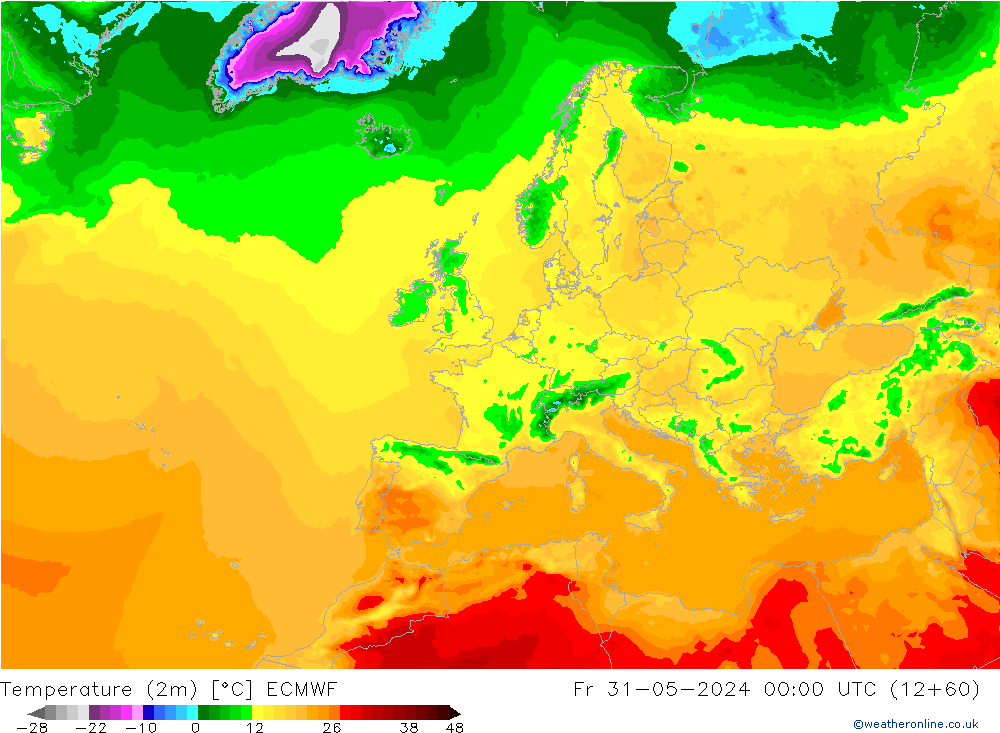     ECMWF  31.05.2024 00 UTC