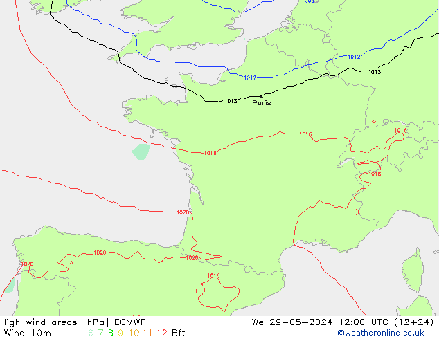 Sturmfelder ECMWF Mi 29.05.2024 12 UTC