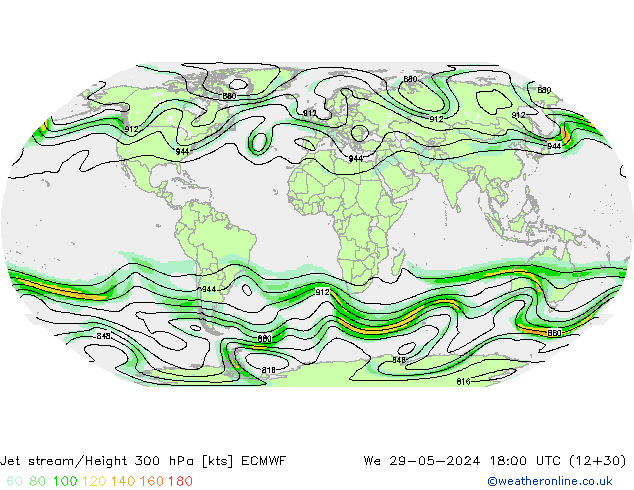 Courant-jet ECMWF mer 29.05.2024 18 UTC