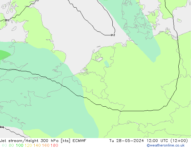 джет ECMWF вт 28.05.2024 12 UTC