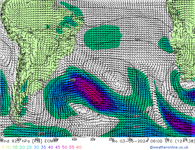  925 hPa ECMWF  03.06.2024 06 UTC