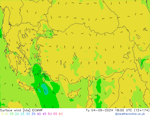  10 m ECMWF  04.06.2024 18 UTC