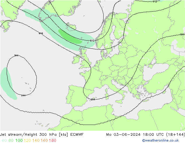 джет ECMWF пн 03.06.2024 18 UTC