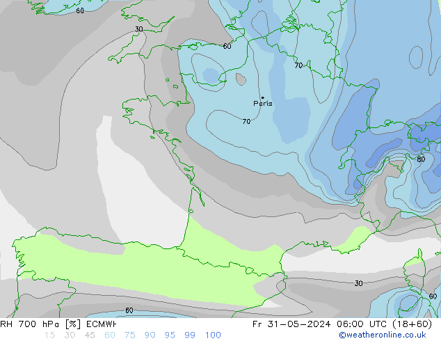 700 hPa Nispi Nem ECMWF Cu 31.05.2024 06 UTC