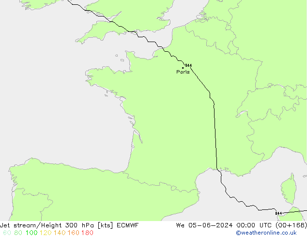 джет ECMWF ср 05.06.2024 00 UTC