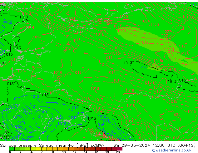     Spread ECMWF  29.05.2024 12 UTC