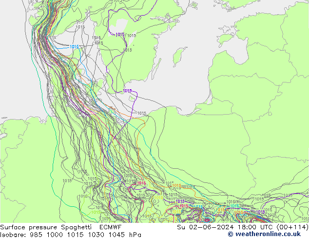     Spaghetti ECMWF  02.06.2024 18 UTC