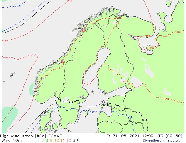 Sturmfelder ECMWF Fr 31.05.2024 12 UTC