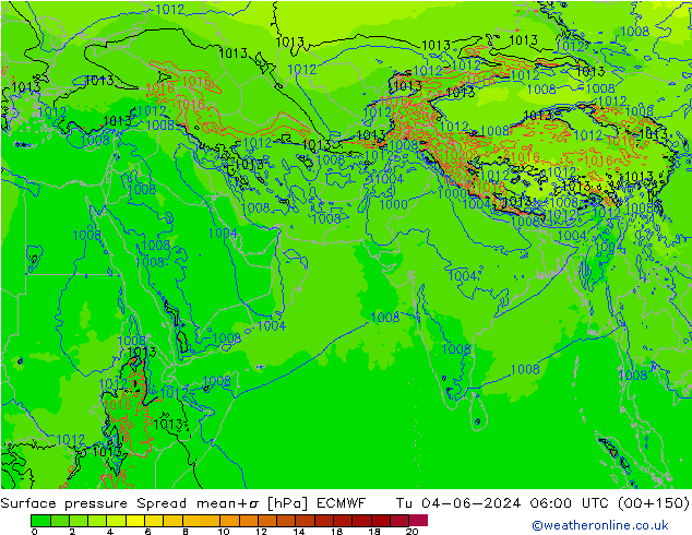     Spread ECMWF  04.06.2024 06 UTC