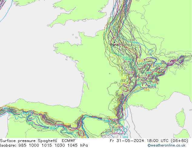     Spaghetti ECMWF  31.05.2024 18 UTC