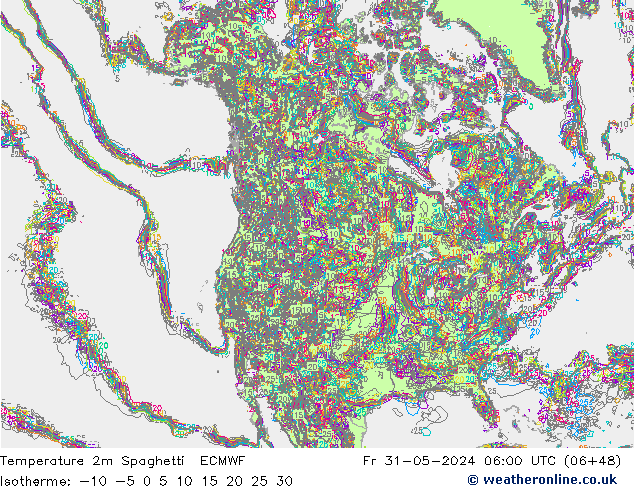     Spaghetti ECMWF  31.05.2024 06 UTC