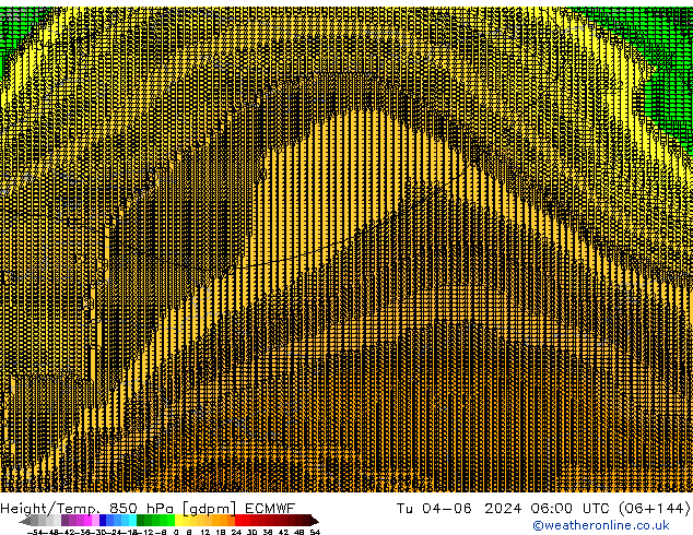 Height/Temp. 850 hPa ECMWF mar 04.06.2024 06 UTC