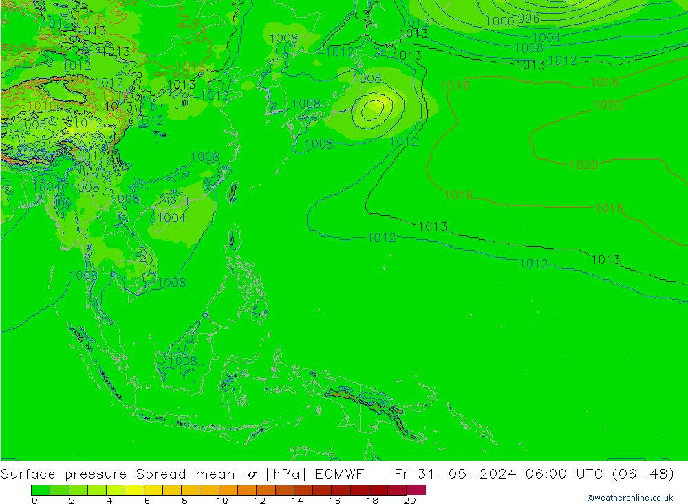     Spread ECMWF  31.05.2024 06 UTC